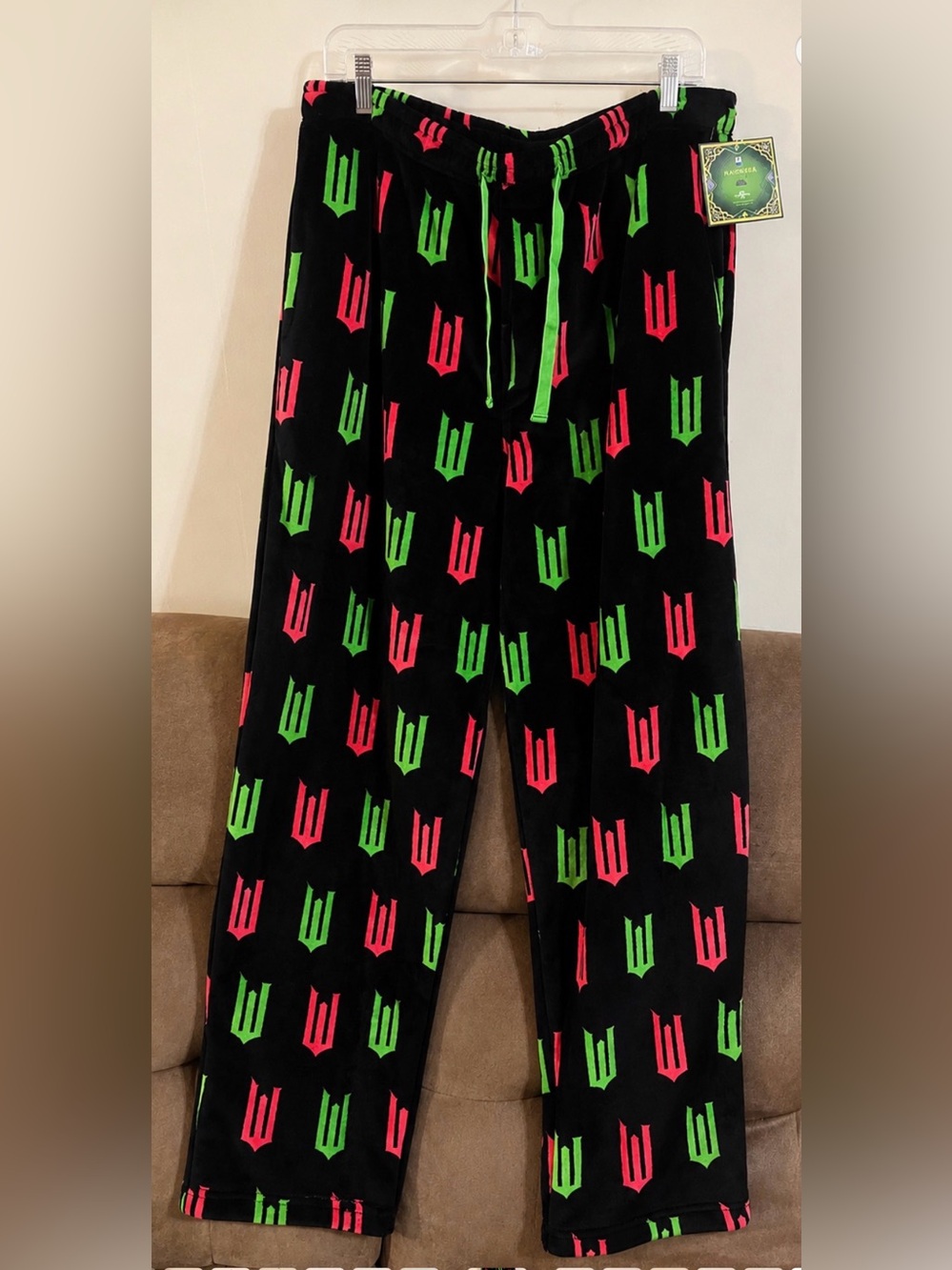 Wicked Plush Pajama Pants Size Large